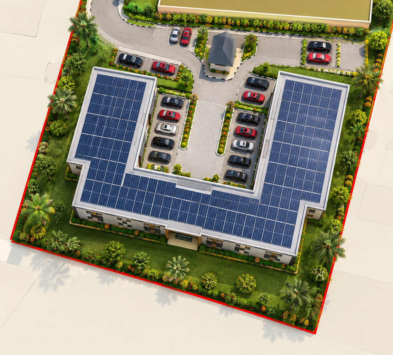 30 kVA solar power system installation in Asokoro, Abuja
